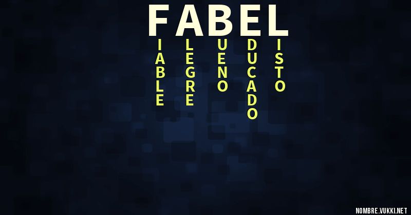 Acróstico fabel