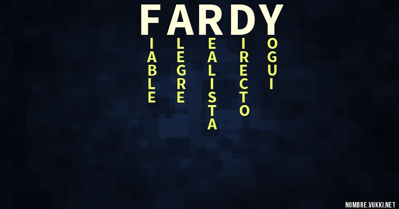 Acróstico fardy
