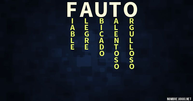 Acróstico fauto