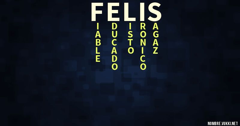 Acróstico felis