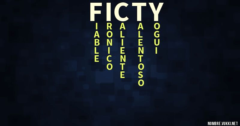 Acróstico ficty