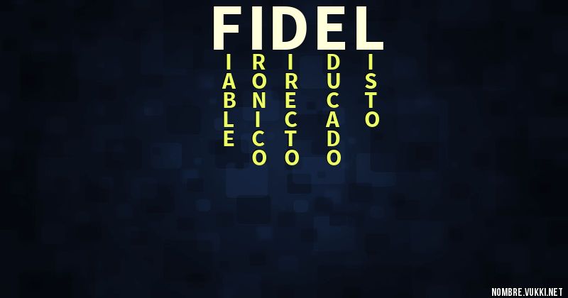 Acróstico fidel