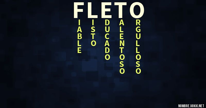 Acróstico fleto