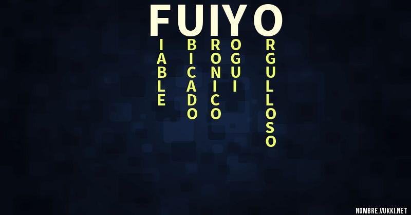 Acróstico fuiyo