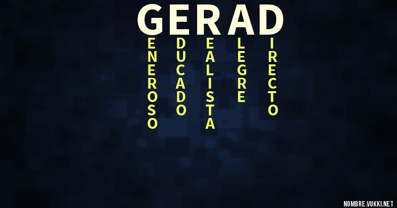 Acróstico gerad