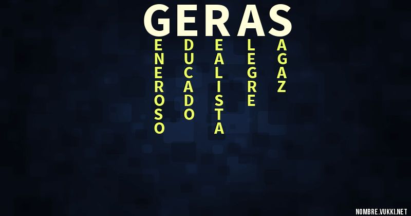 Acróstico geras