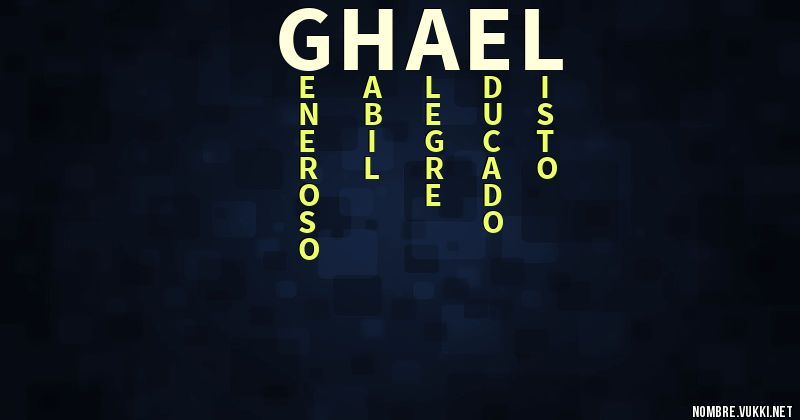 Acróstico ghael