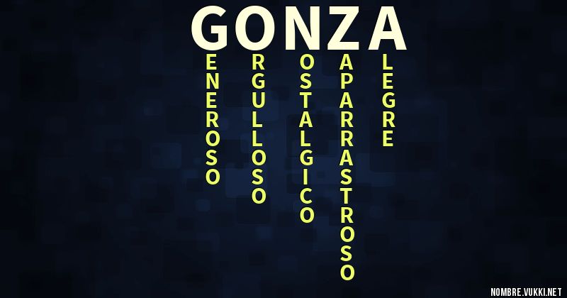 Acróstico gonza