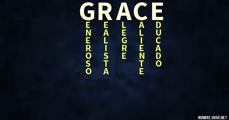 Acróstico grace