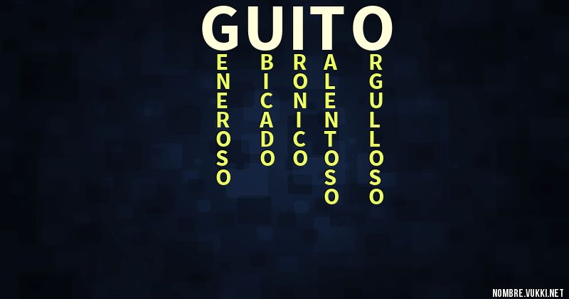 Acróstico guito