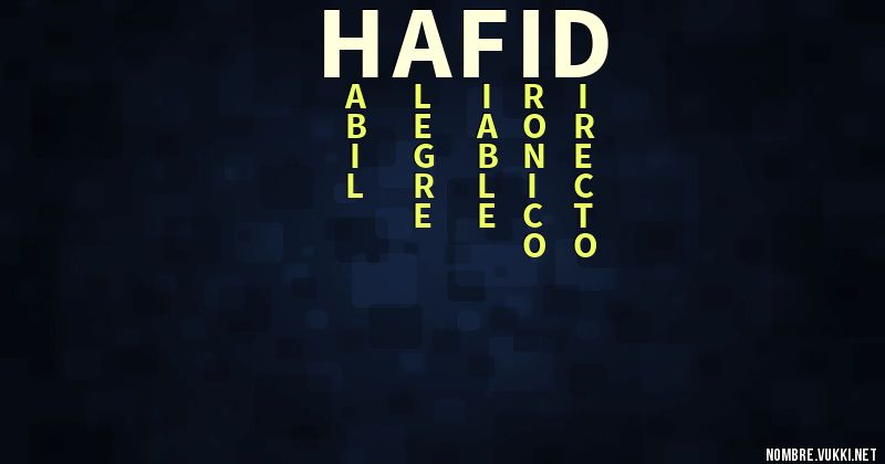 Acróstico hafid
