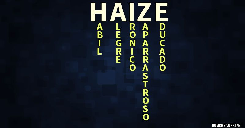 Acróstico haize
