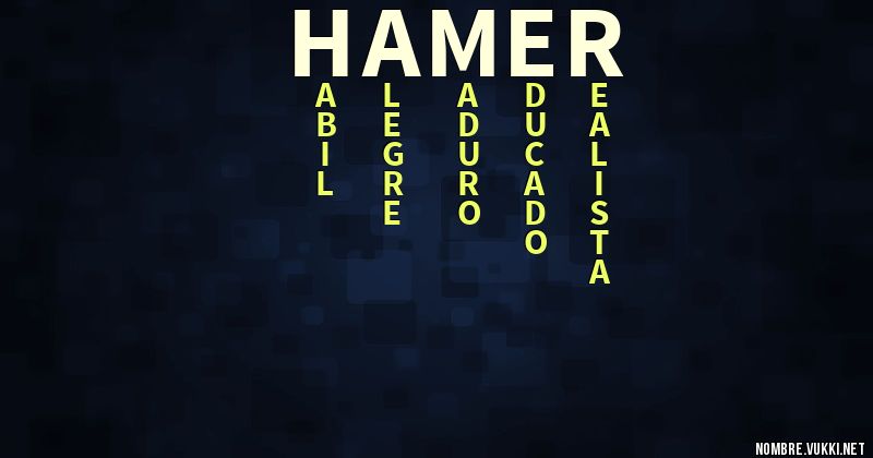 Acróstico hamer