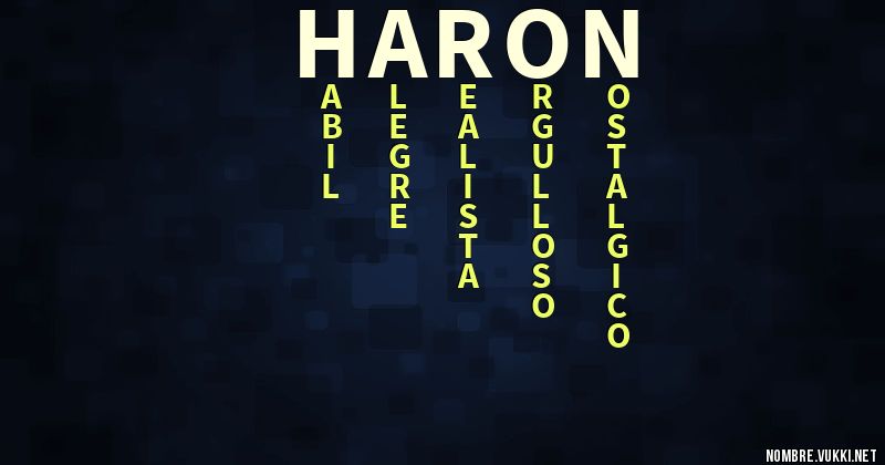 Acróstico haron