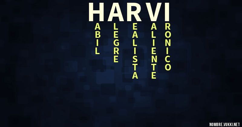 Acróstico harvi