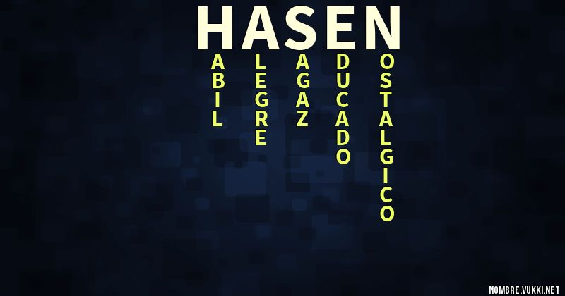 Acróstico hasen