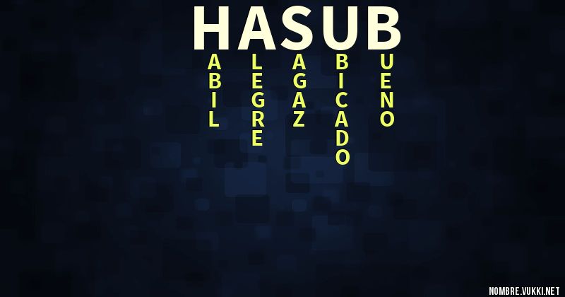 Acróstico hasub