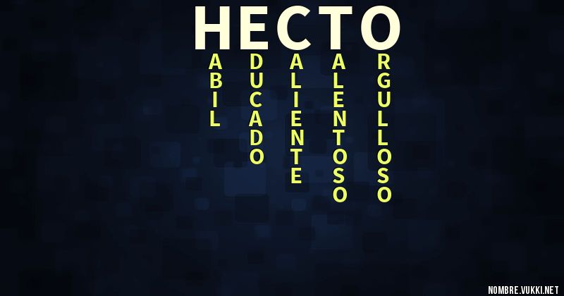 Acróstico hecto