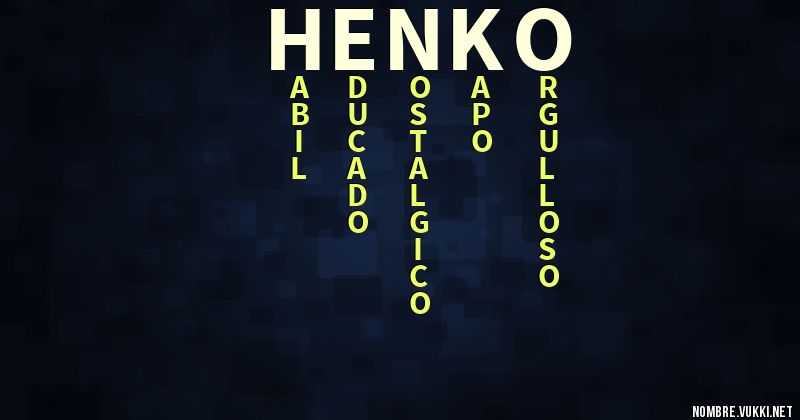 Acróstico henko