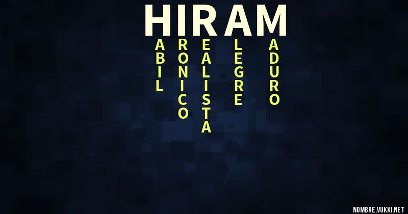 Acróstico hiram