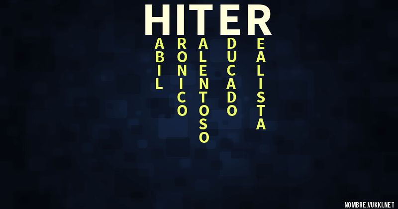 Acróstico hiter