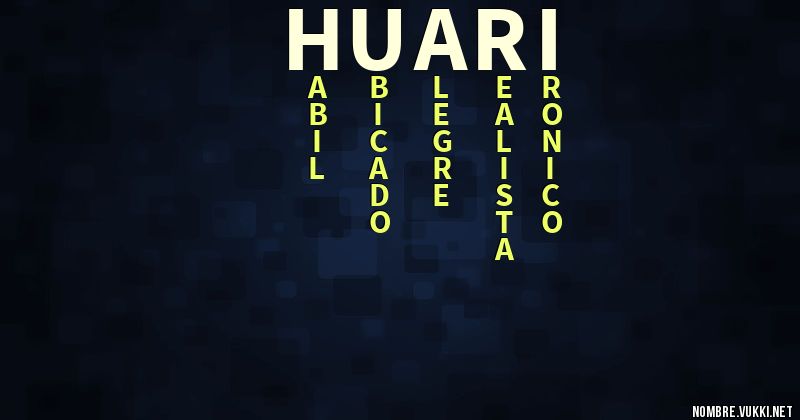 Acróstico huari