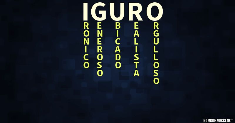 Acróstico iguro