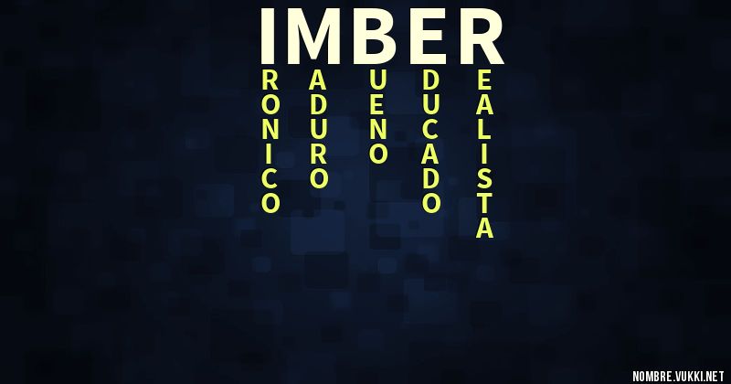 Acróstico imber