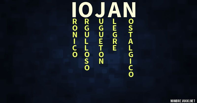 Acróstico iojan