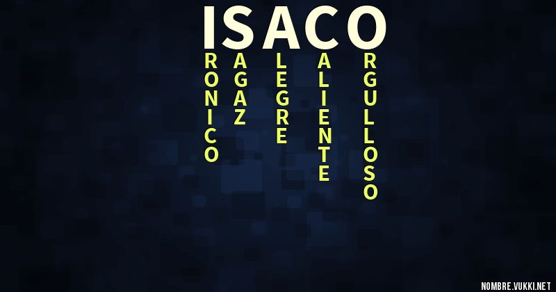 Acróstico isaco