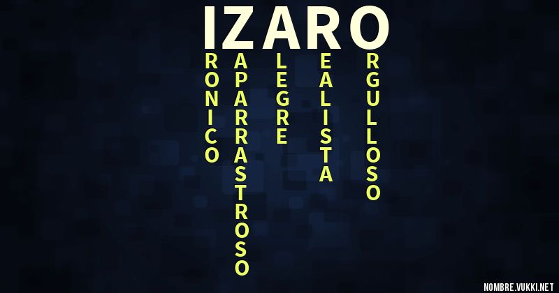 Acróstico izaro