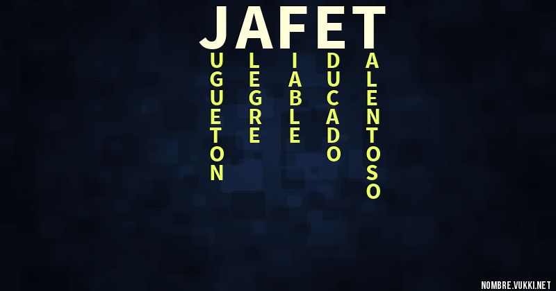 Acróstico jafet