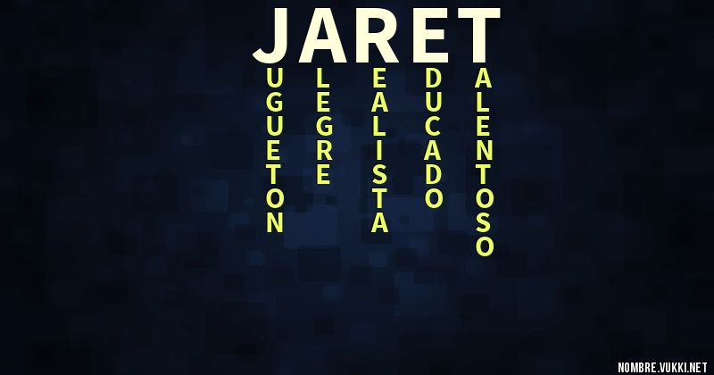 Acróstico jaret