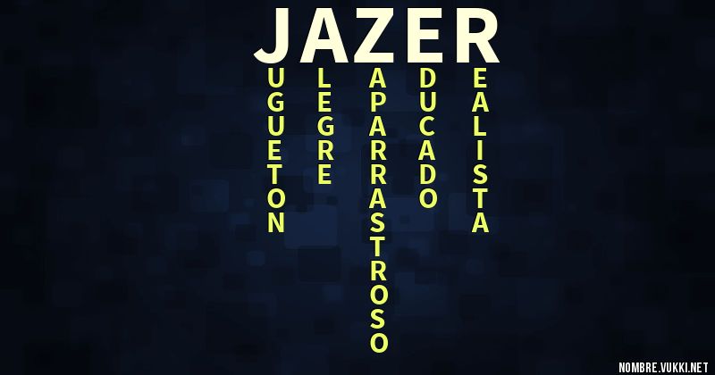 Acróstico jazer