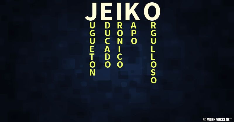 Acróstico jeiko