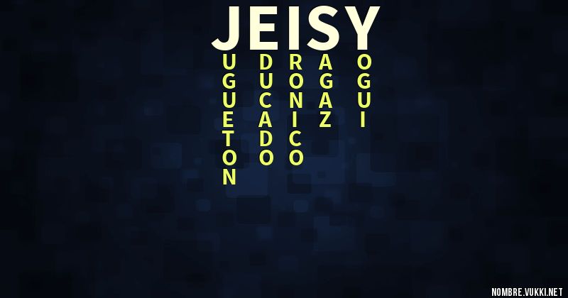 Acróstico jeisy