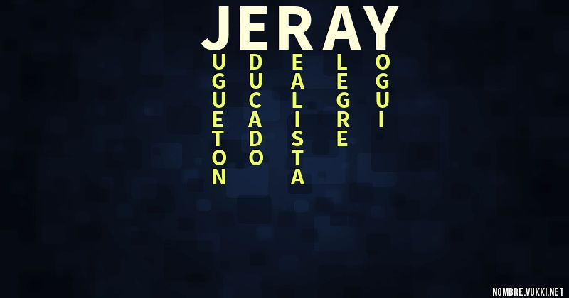 Acróstico jeray