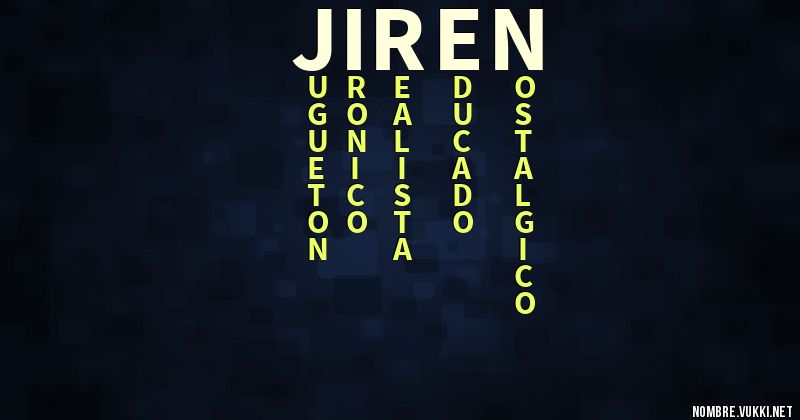 Acróstico jiren