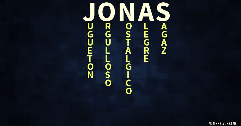 Acróstico jonas