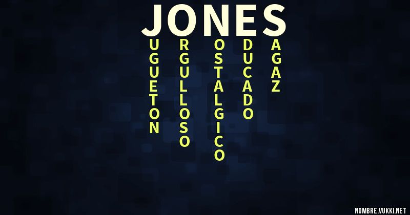 Acróstico jones