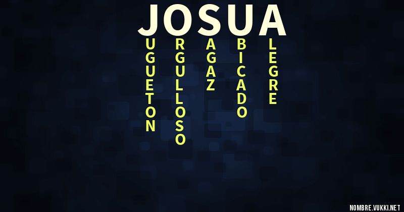 Acróstico josua