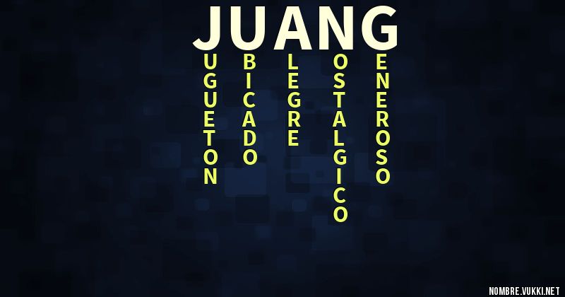 Acróstico juang