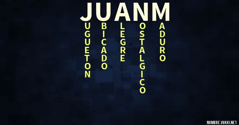 Acróstico juanm