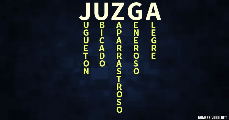 Acróstico juzga