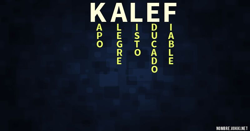 Acróstico kalef
