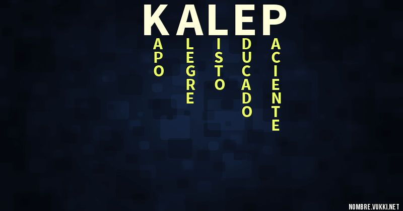 Acróstico kalep