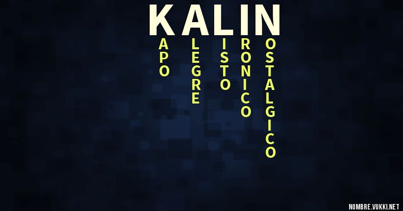 Acróstico kalin