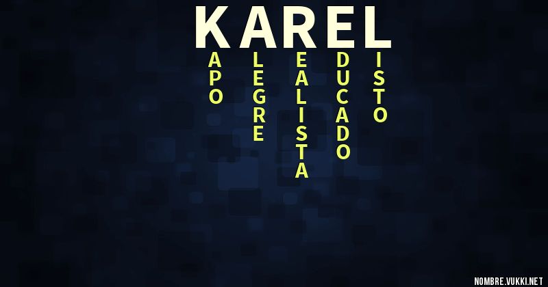 Acróstico karel