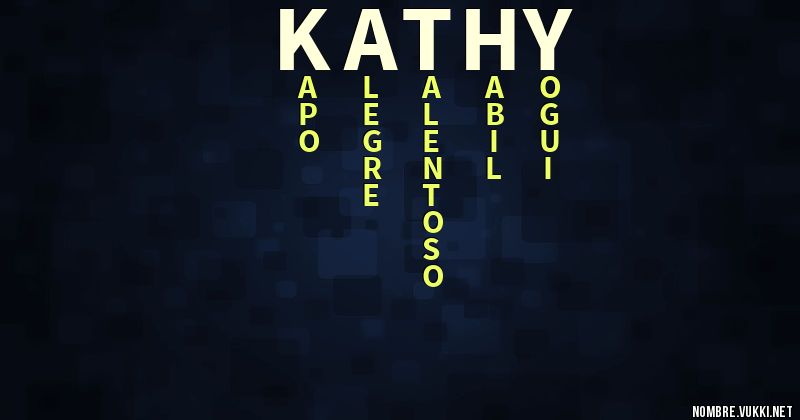 Acróstico kathy