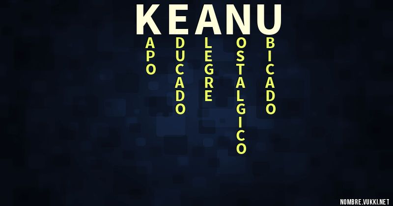 Acróstico keanu